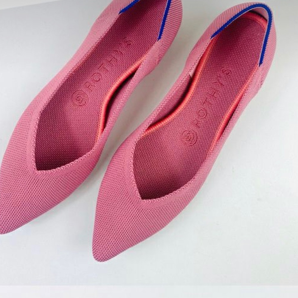 Rothy’s points. Rosebud color. New, without box. Size 8.